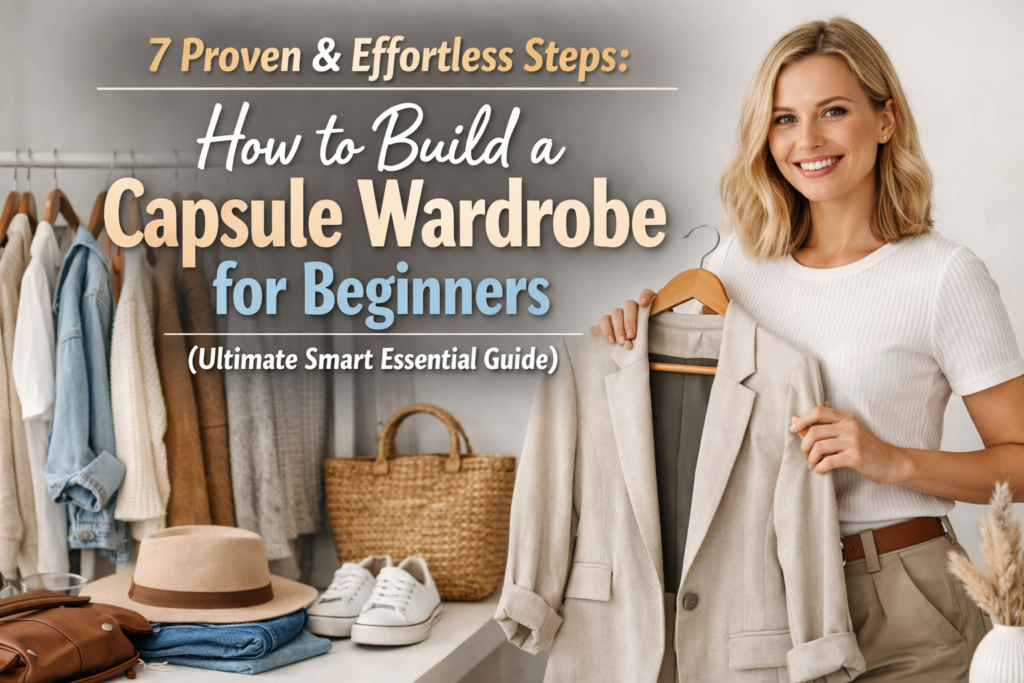 How to build a capsule wardrobe for beginners with neutral essentials and minimalist outfit basics