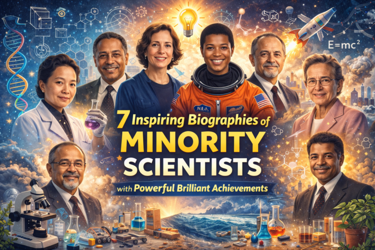 Biographies of minority scientists highlighting inspiring innovators and their scientific achievements